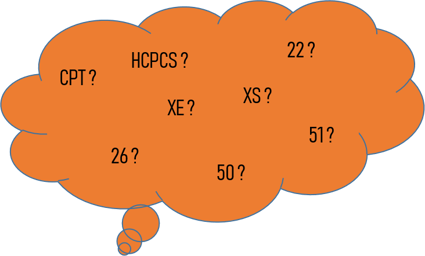 modifiers cpt revenuexl billing